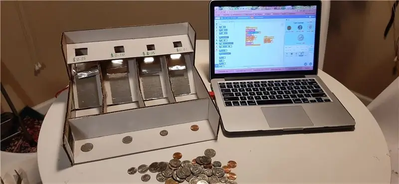 Coin Counter Gamit ang Makey-Makey at Scratch