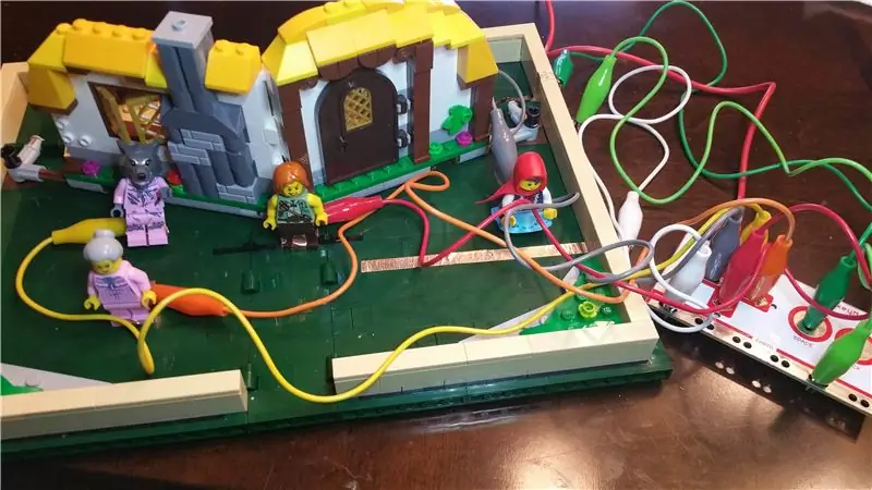 Libro emergente interactivo de Lego con Makey Makey