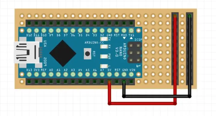 Pripremite Perf Board: Arduino i Pin Headers