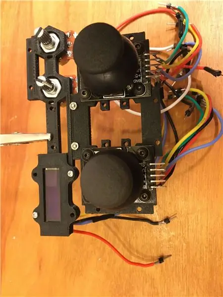 การประกอบ: ติด Potentiometer Rack เข้ากับ Joystick Base