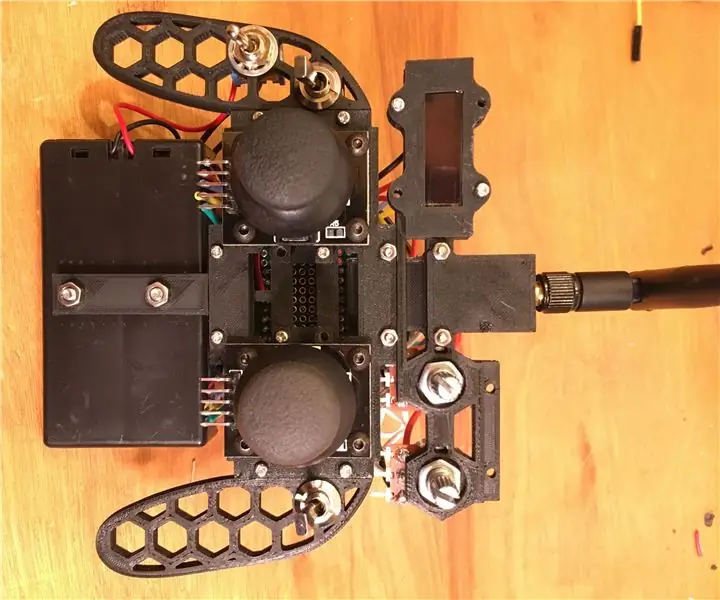 3D tlačený RC vysielač na báze Arduina: 25 krokov (s obrázkami)