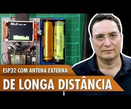 ESP32 com antena externa de longa distância: 10 etapas