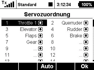 Configuración del transmisor