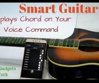 Ipinapakita ang Chord ng Smart Guitar: 8 Hakbang (na may Mga Larawan)