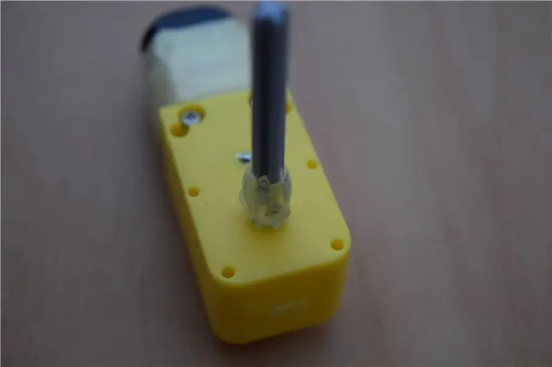 DC -ratkas -motor na Lego -adapter