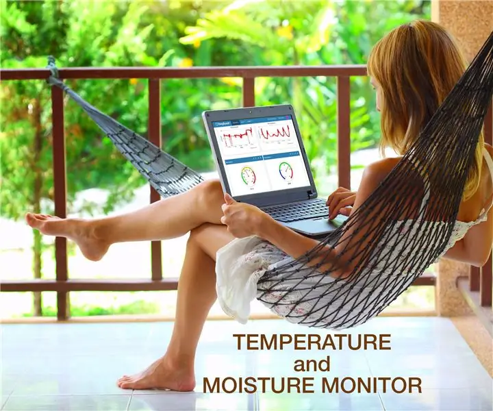 Temperatur və Nəmlik Monitoru: 7 addım