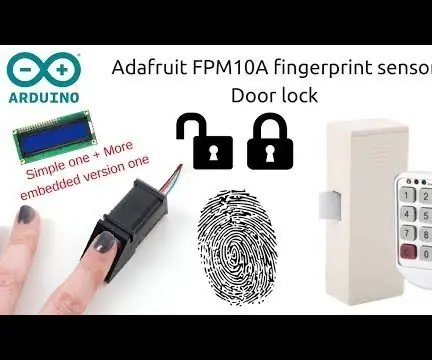 Arduino Fingerprint Door Lock: 4 steg