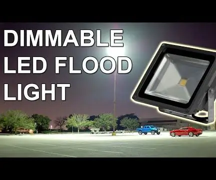 DIY dimbar LED Flood Light: 5 steg (med bilder)