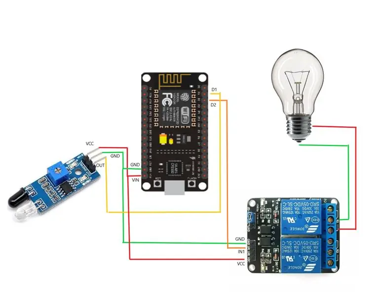 Diagrama de circuito y conexiones