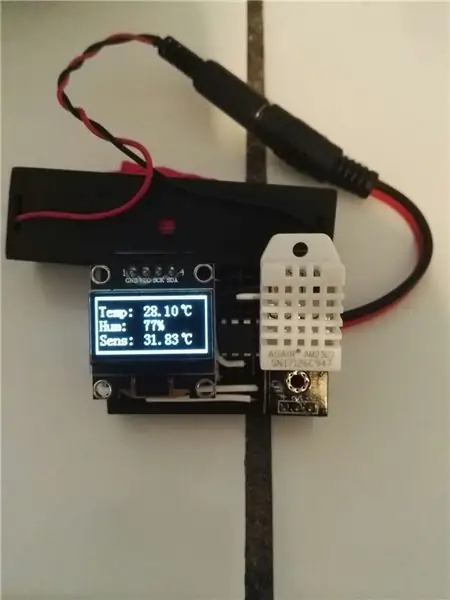 Attiny85 Термометър OLED