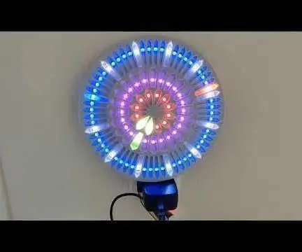 Neopixel ur med tre Neopixel ringe: 7 trin