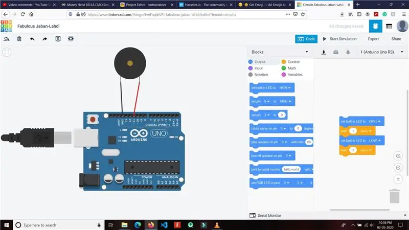 Wie erstelle ich dieses Projekt in Tinkercad Circuits?