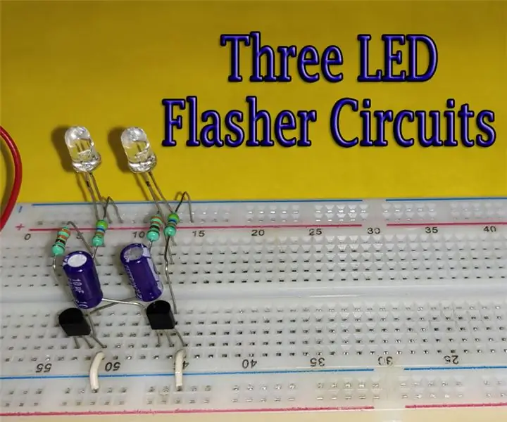 Trei moduri de a realiza un circuit intermitent LED cu control al ratei și intermitent alternativ: 3 pași