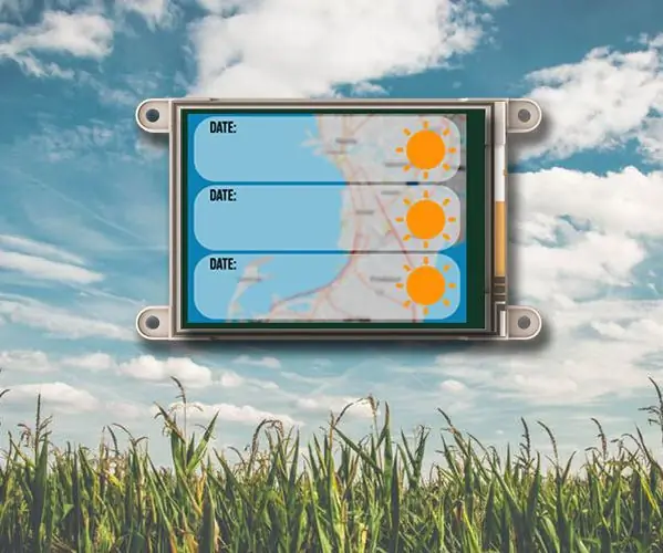 Feed de pronóstico del tiempo de 3 días: 4 pasos