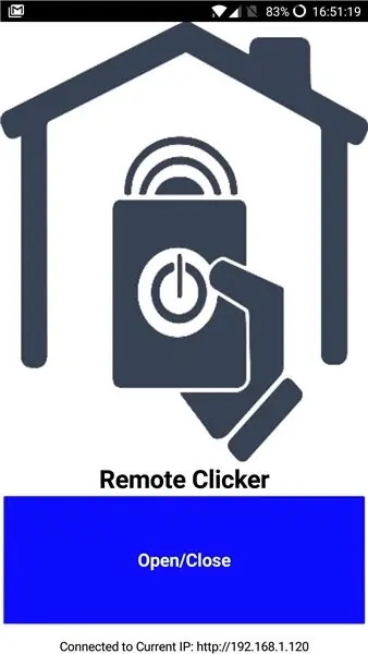 ESP8266 WIFI garasjeport fjernkontroll