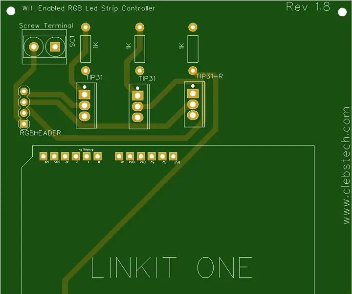 وحدة تحكم شريط RGB Wi-Fi DIY: 5 خطوات