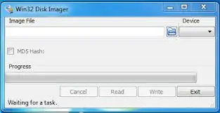 Instalando Win32diskimager