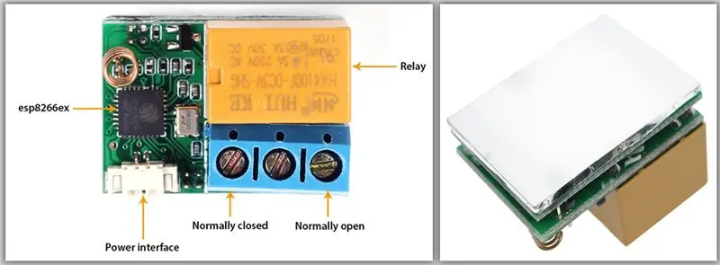 ESP8266 WiFi Dokunmatik Röle Modülü