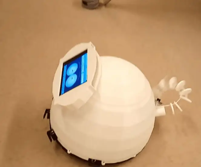 Eggy, (wetenskaplike) sosiale sein Pi -robot: 6 stappe (met foto's)