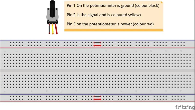 Cablaggio di un potenziometro 1