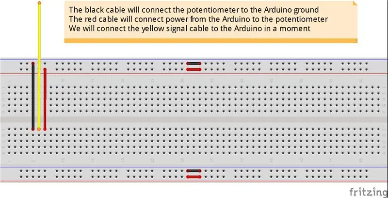 Cableado del potenciómetro 2