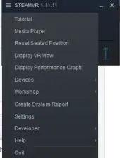 Export a SteamVR