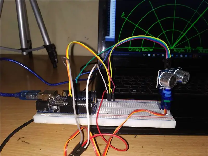 DIY radarisüsteem ultraheli anduri abil