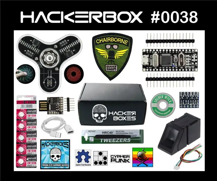 HackerBox 0038: TeknoDactyl: 17 خطوة