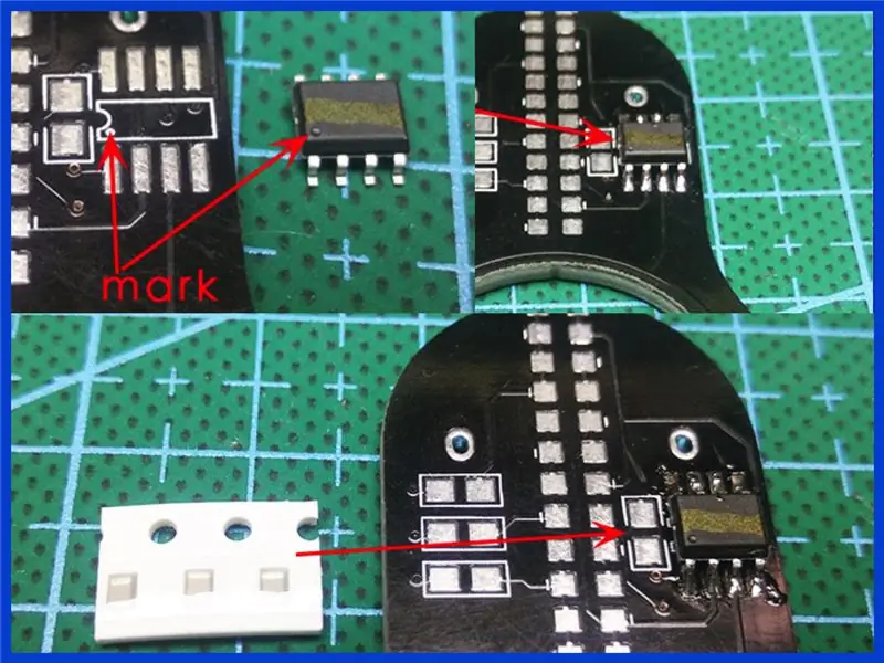 Fidget Spinner - Saldatura del microcontrollore