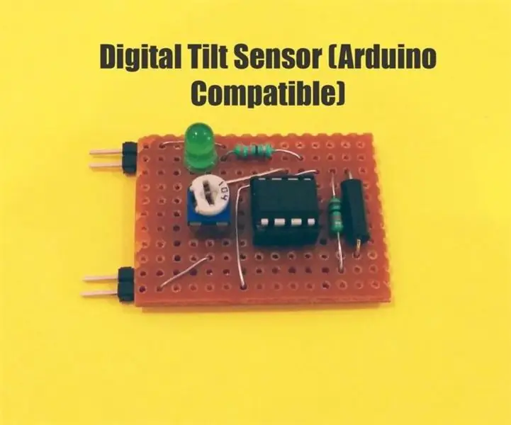 Sensore di inclinazione digitale con LM358: 3 passaggi