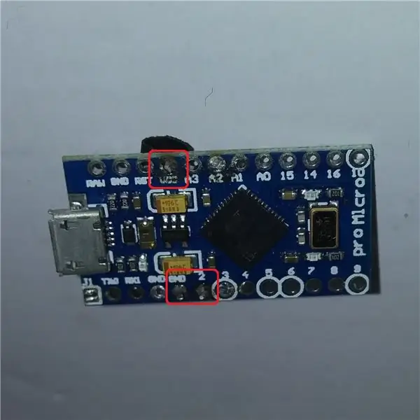 Soldeer IR-sensor op Arduino Pro Micro