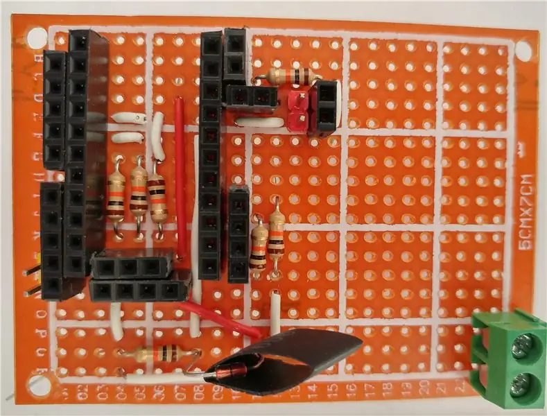 Langkah Pematerian: Resistor Pulldown dan Thermistor