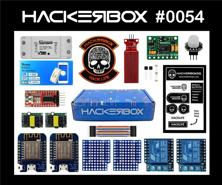 „HackerBox 0054“: išmanieji namai: 8 žingsniai