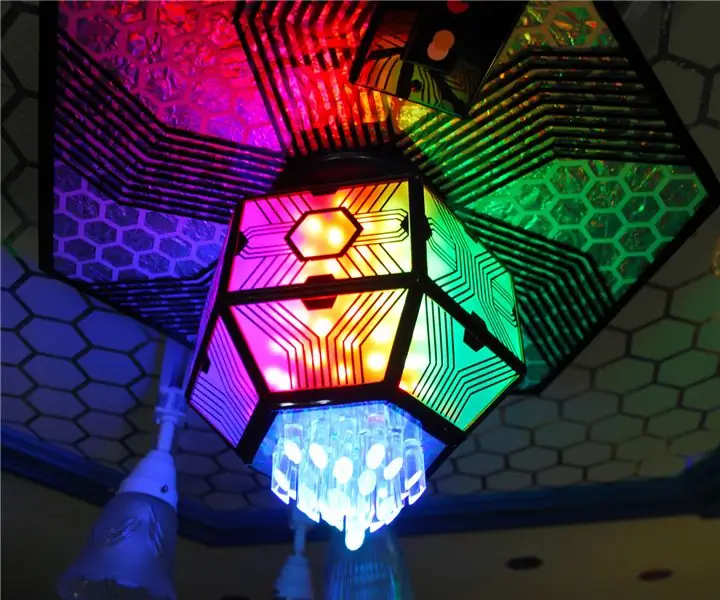 Luminaire pixel LED hexagonal en verre : 8 étapes (avec photos)