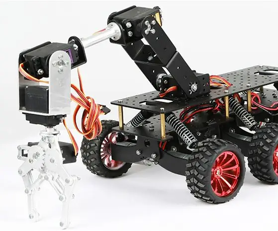 Robot Penyerapan Kejutan 6WD untuk Arduino: 8 Langkah (dengan Gambar)