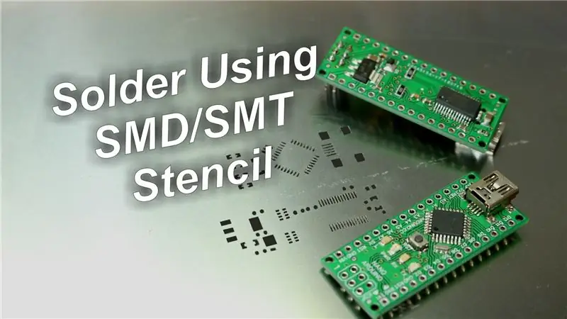 Solder folosind SMD Stencil!