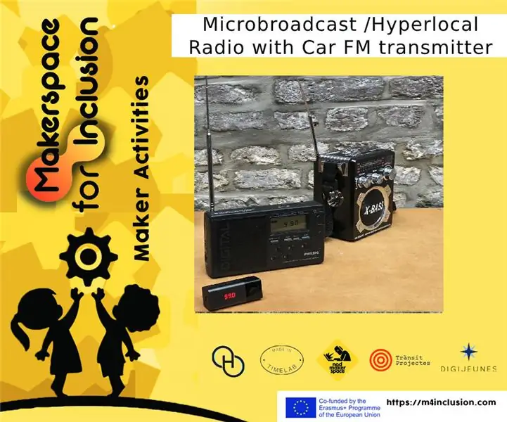 Microbroadcast / Radio hiperlocal cu emițător FM auto: 8 pași