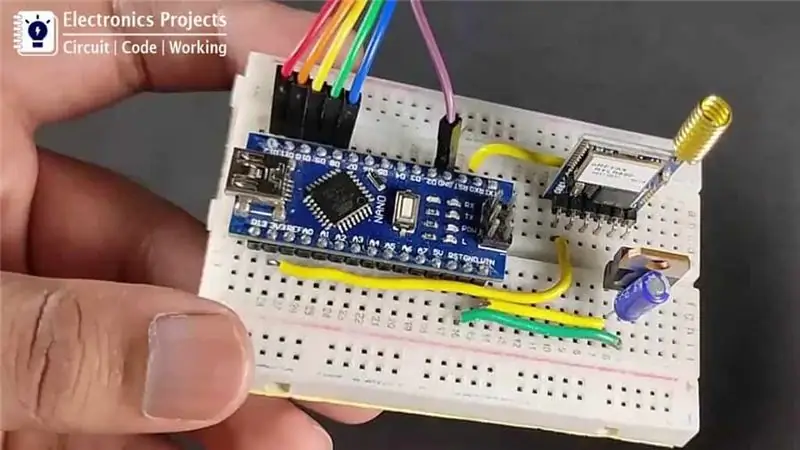 LoRa Arduino Circuit ን መቀበል