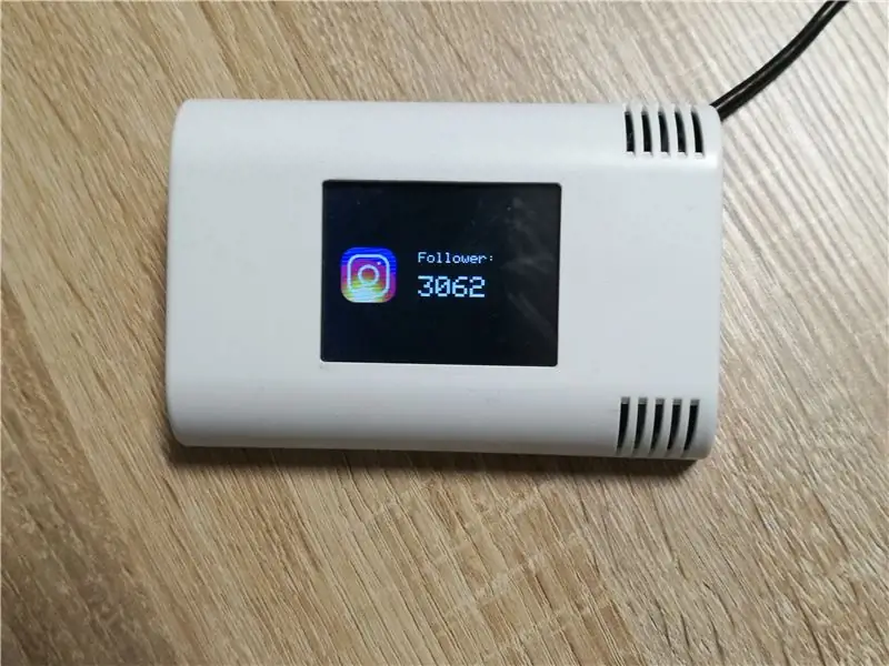 Social Media Counter mit ESP8266 und TFT