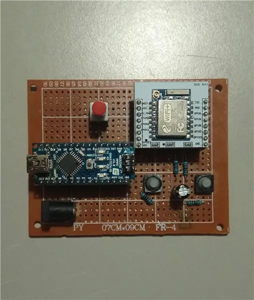 ESP8266-07 programmerer med Arduino Nano