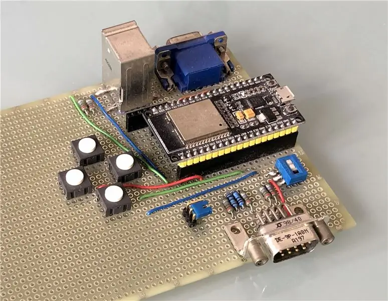 Connectez les quatre boutons