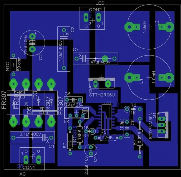 Mettre des composants sur le PCB (assemblage)