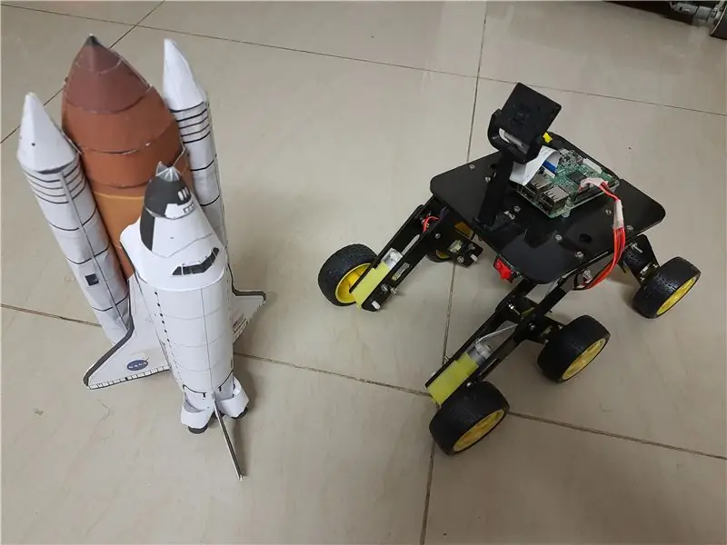 Mars Rover met Raspberry Pi