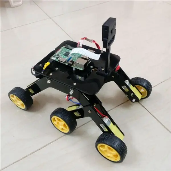 Mars Rover használata Raspberry Pi