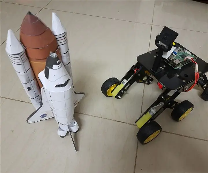 Mars Rover ใช้ Raspberry Pi: 5 ขั้นตอน