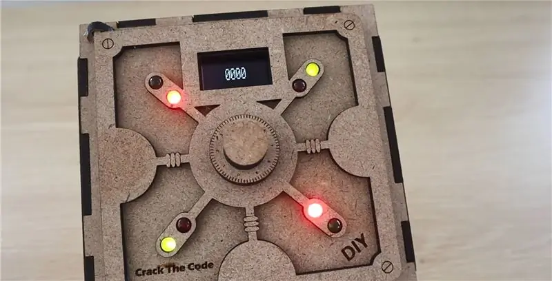 Crack the Code Game, op Arduino gebaseerde puzzeldoos