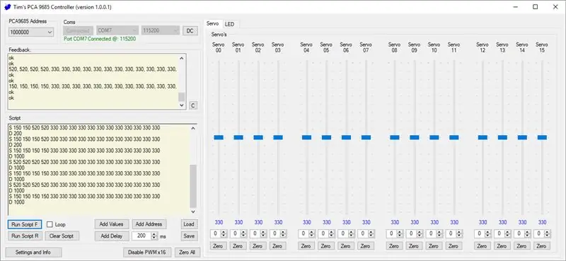 Timning PCA9685 tekshirgichi