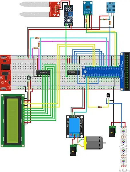 Esquema de Fritzing