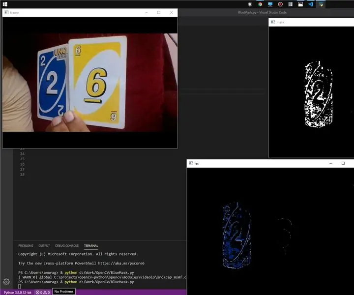 OpenCV istifadə edərək sadə rəng algılama: 6 addım