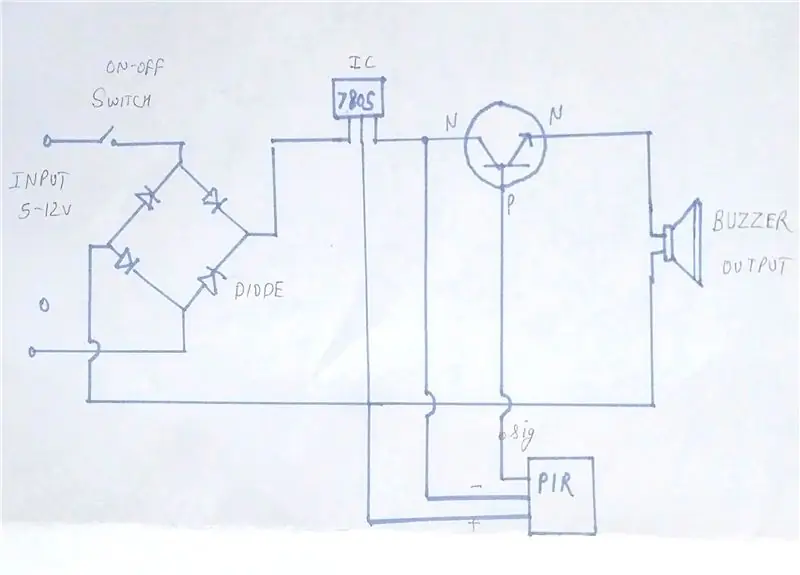 Diagrama de circuito e funcionamento